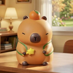 Orange Color Doll Bank